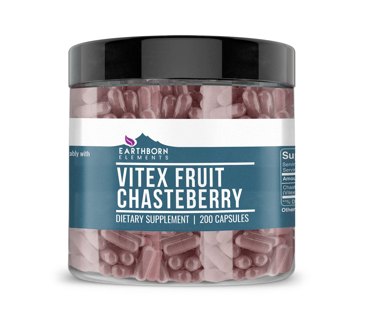 Bottle of Earthborn Elements Vitex (Chasteberry) 200 capsules