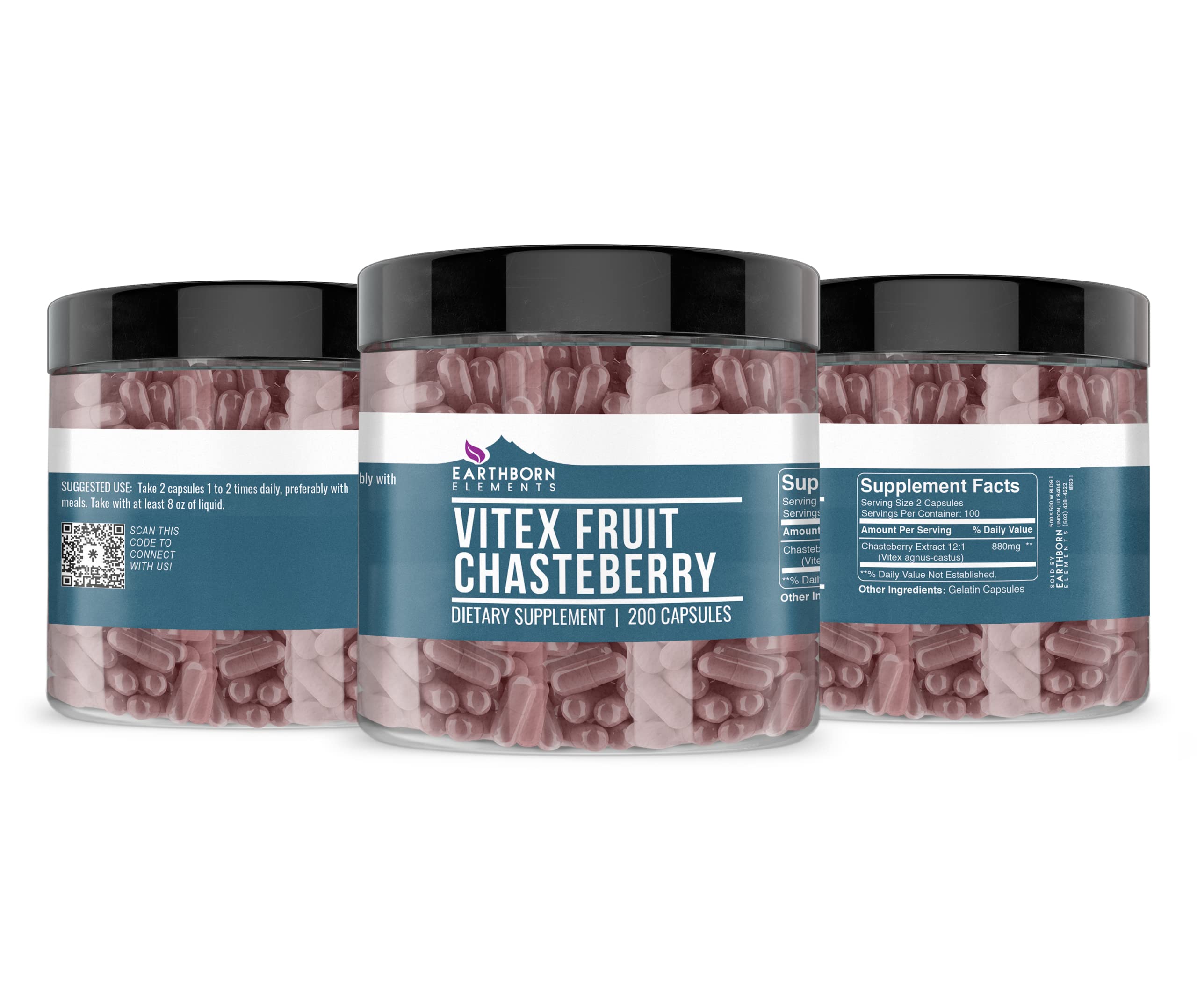 Earthborn Elements Vitex packaging label