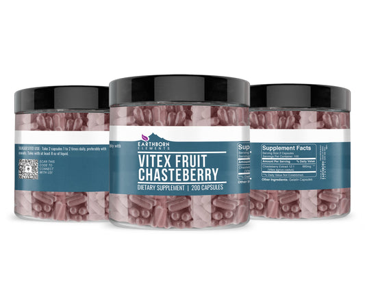 Earthborn Elements Vitex packaging label