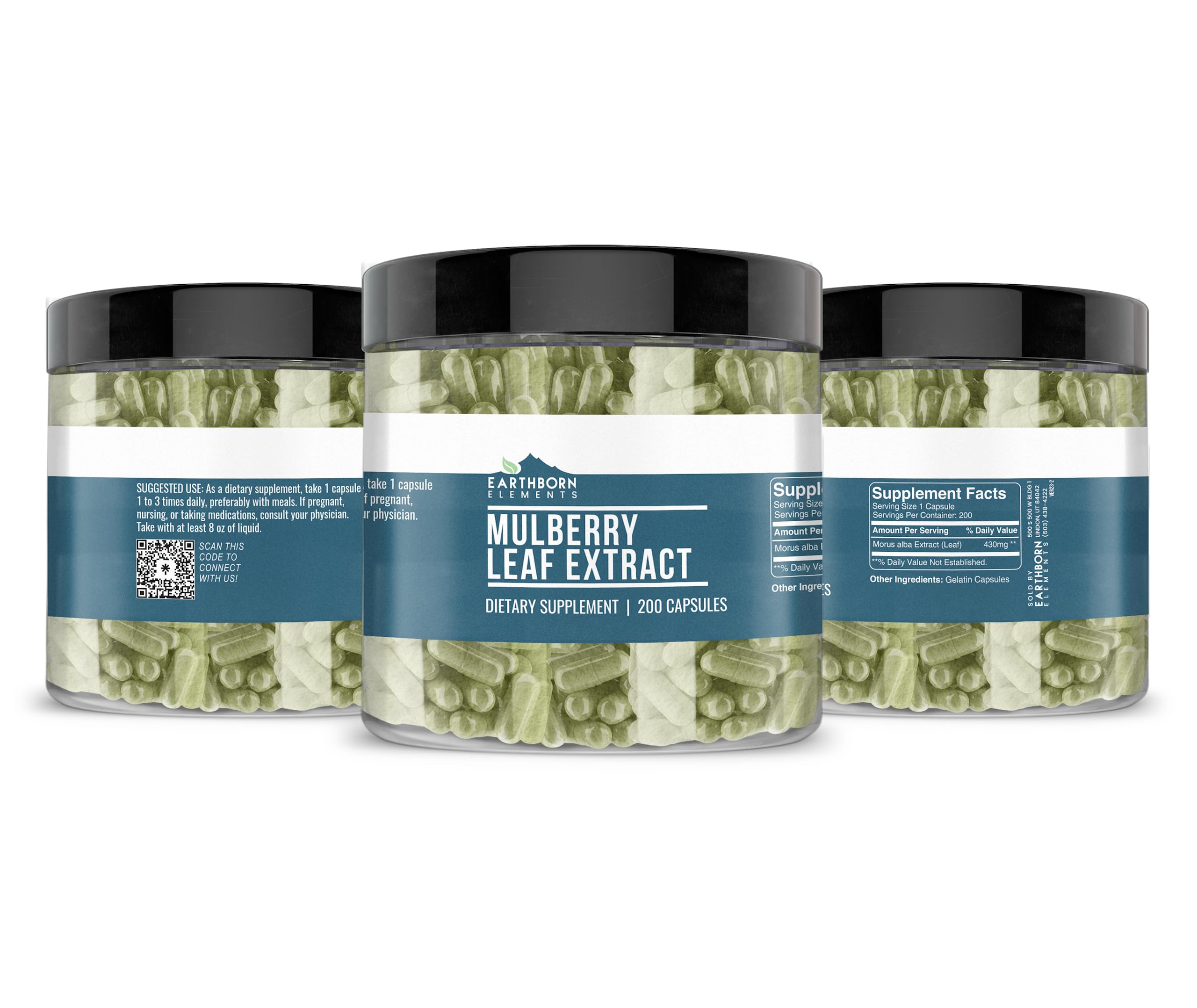 Six-month supply of mulberry leaf extract capsules