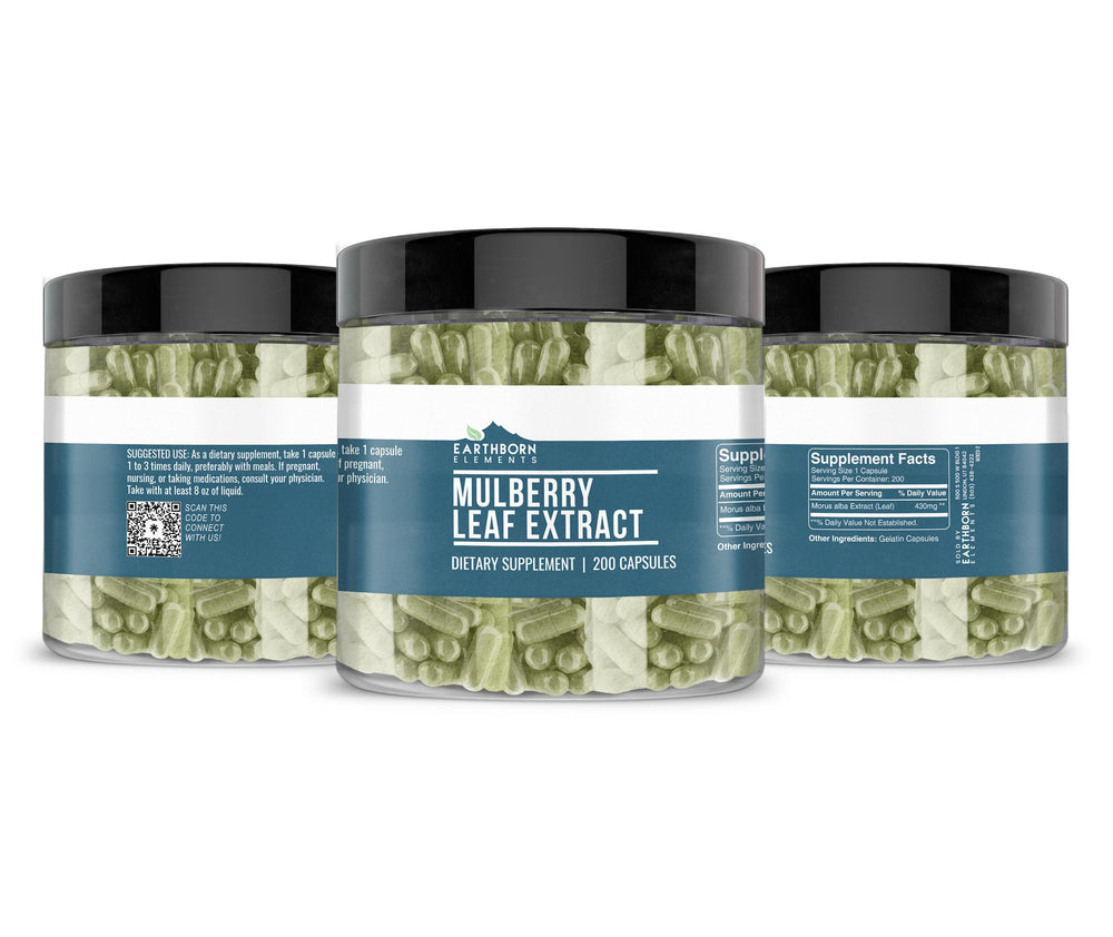 Six-month supply of mulberry leaf extract capsules