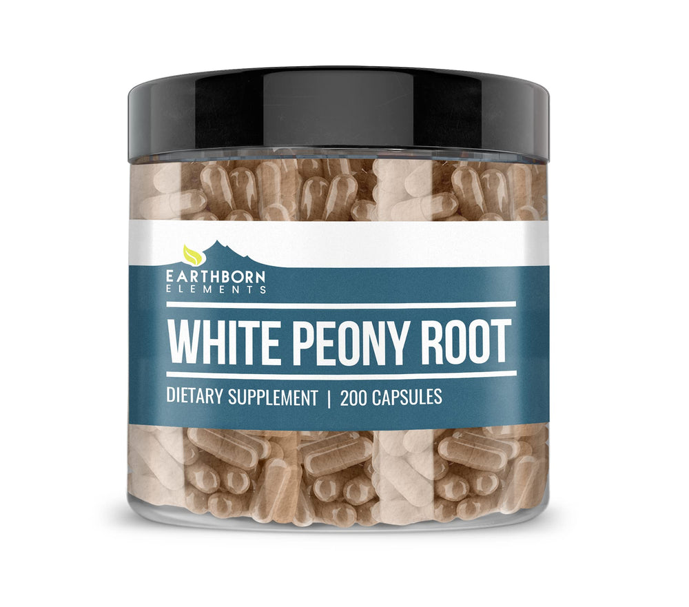 Earthborn Elements White Peony Root Capsules - 200 capsules