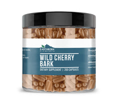 Earthborn Elements Wild Cherry Bark Capsules bottle label