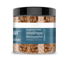 Pure undiluted Wild Cherry Bark capsules product shot