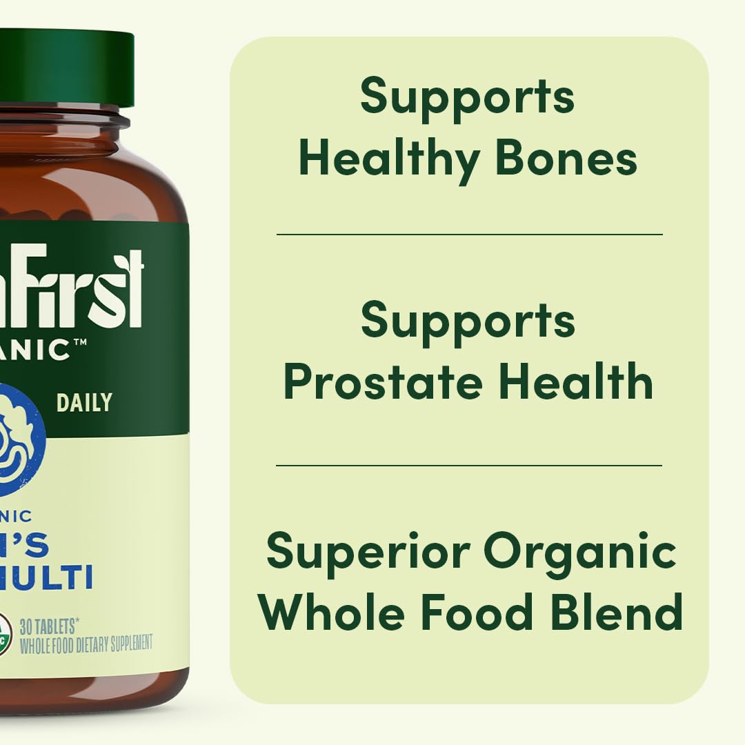 Organic ingredients and herbs featured in formula