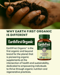 Close-up of organic ingredients in the formula