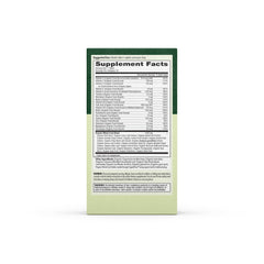 Nutritional facts and vitamin list for EarthFirst Organic Women's Multi