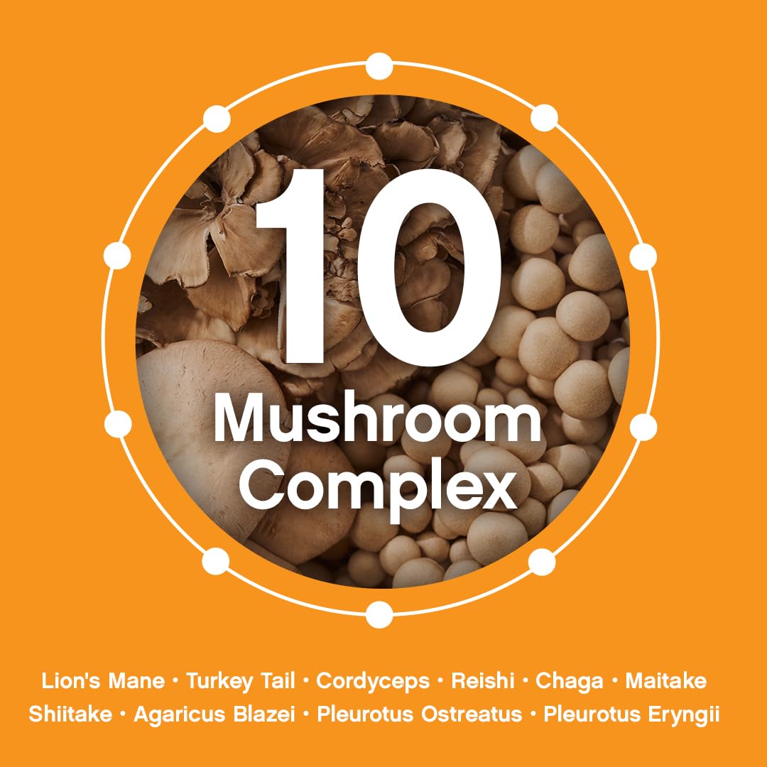 Reishi mushroom among the 10-mushroom complex