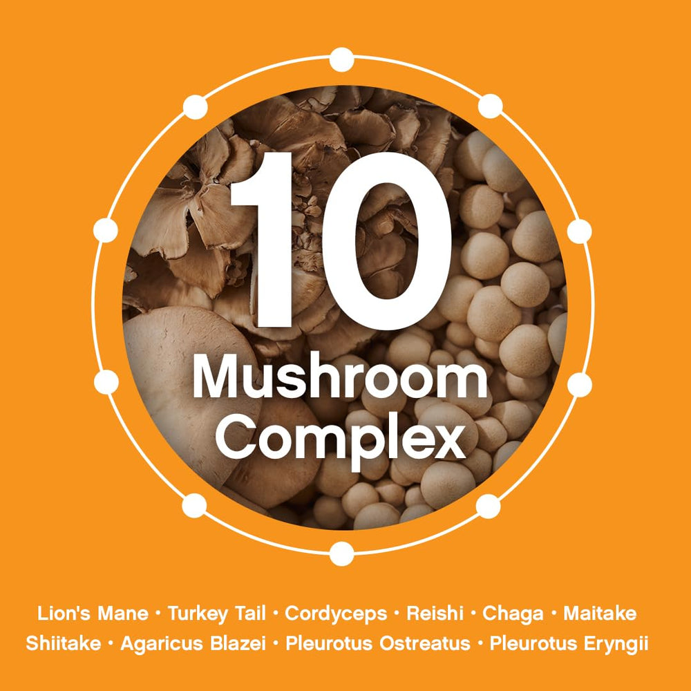 Reishi mushroom among the 10-mushroom complex