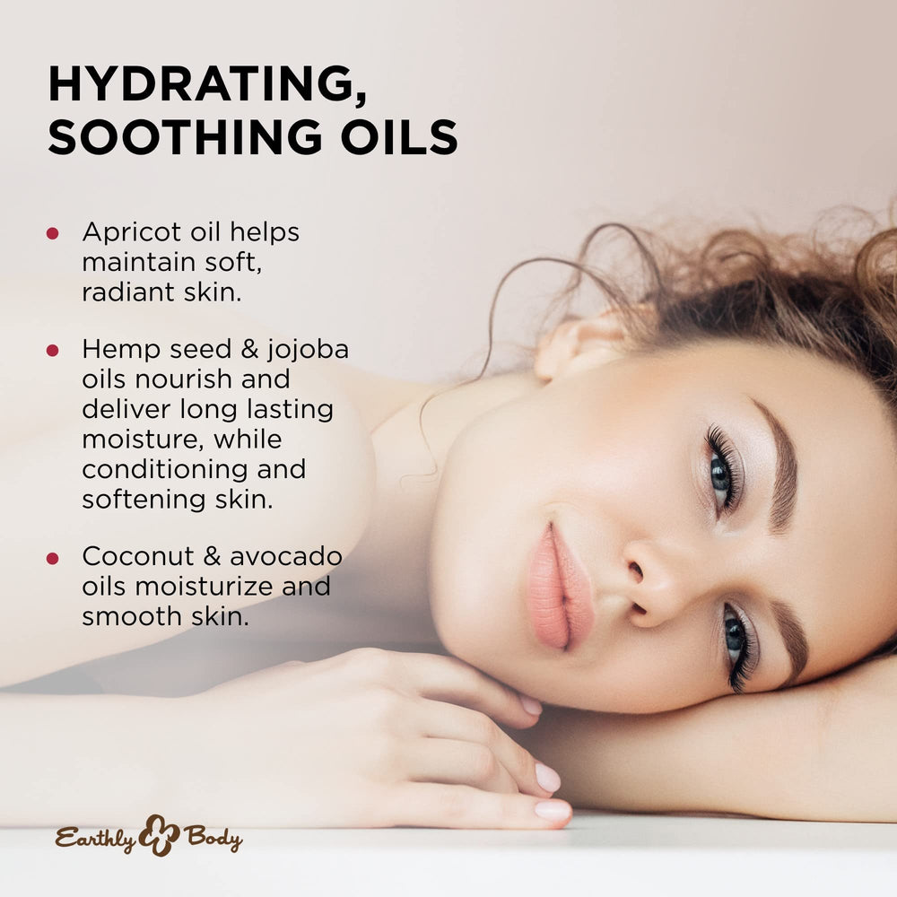 Earthly Body vanilla candle pour with spoon for massage oil.