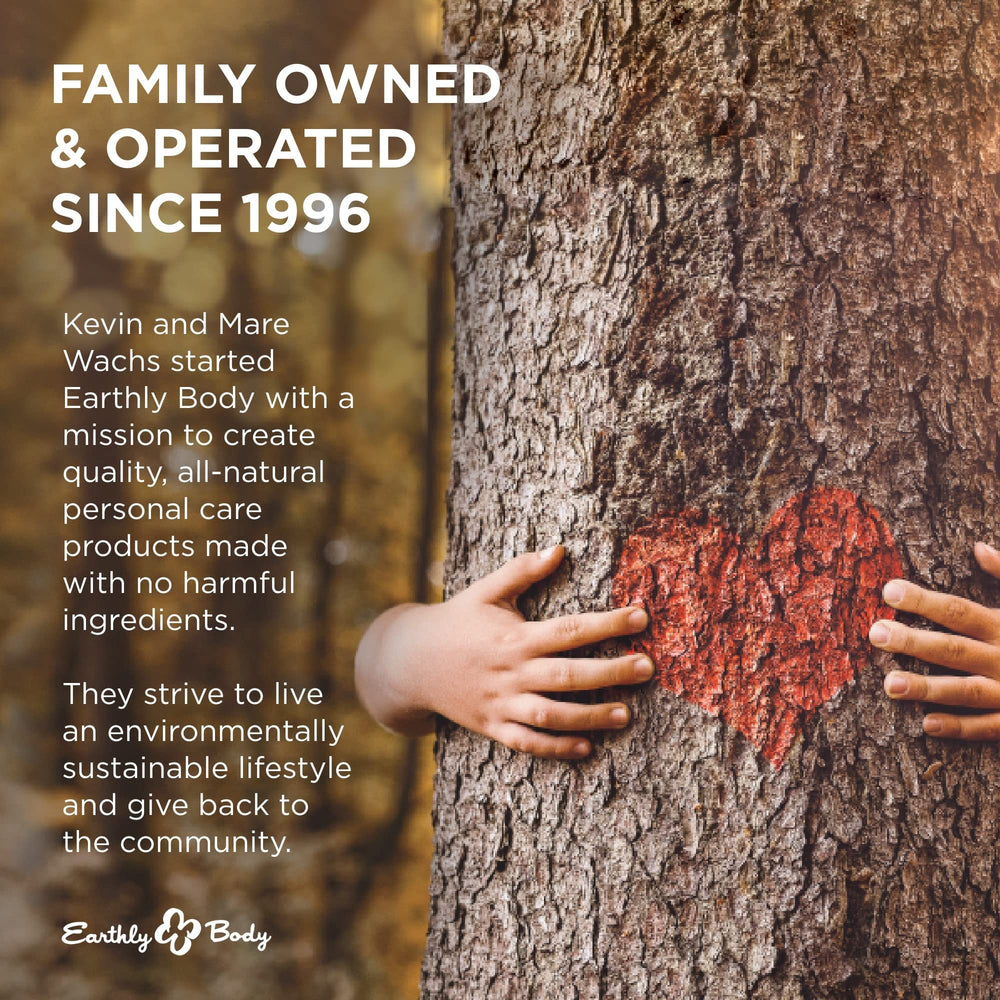 Earthly Body vanilla candle vegan and cruelty-free formula.