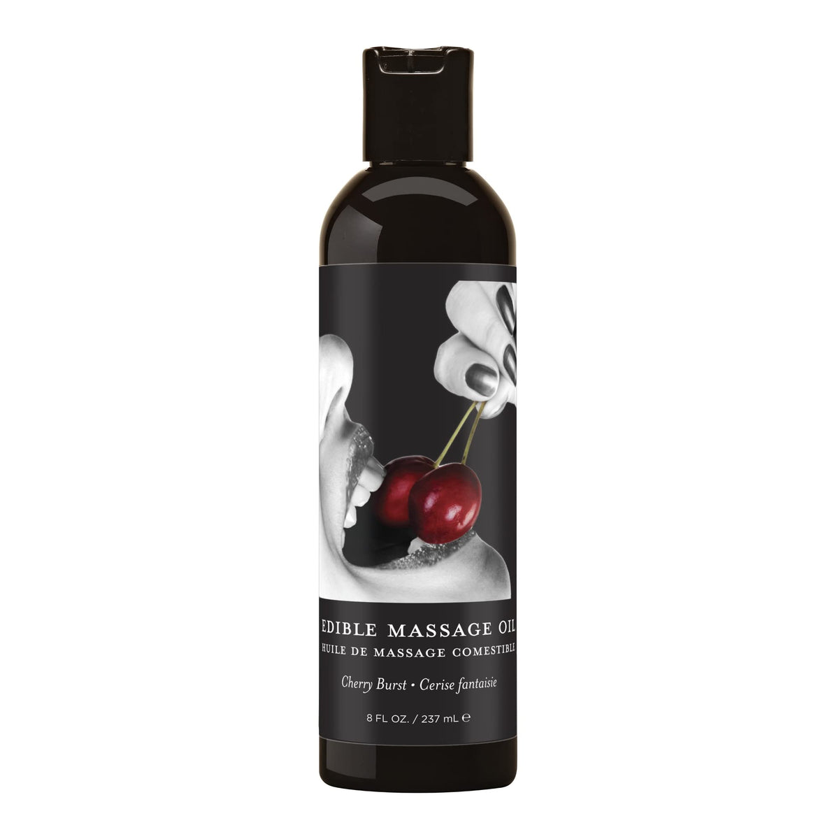 Earthly Body Edible Massage Oil Cherry bottle 8 oz