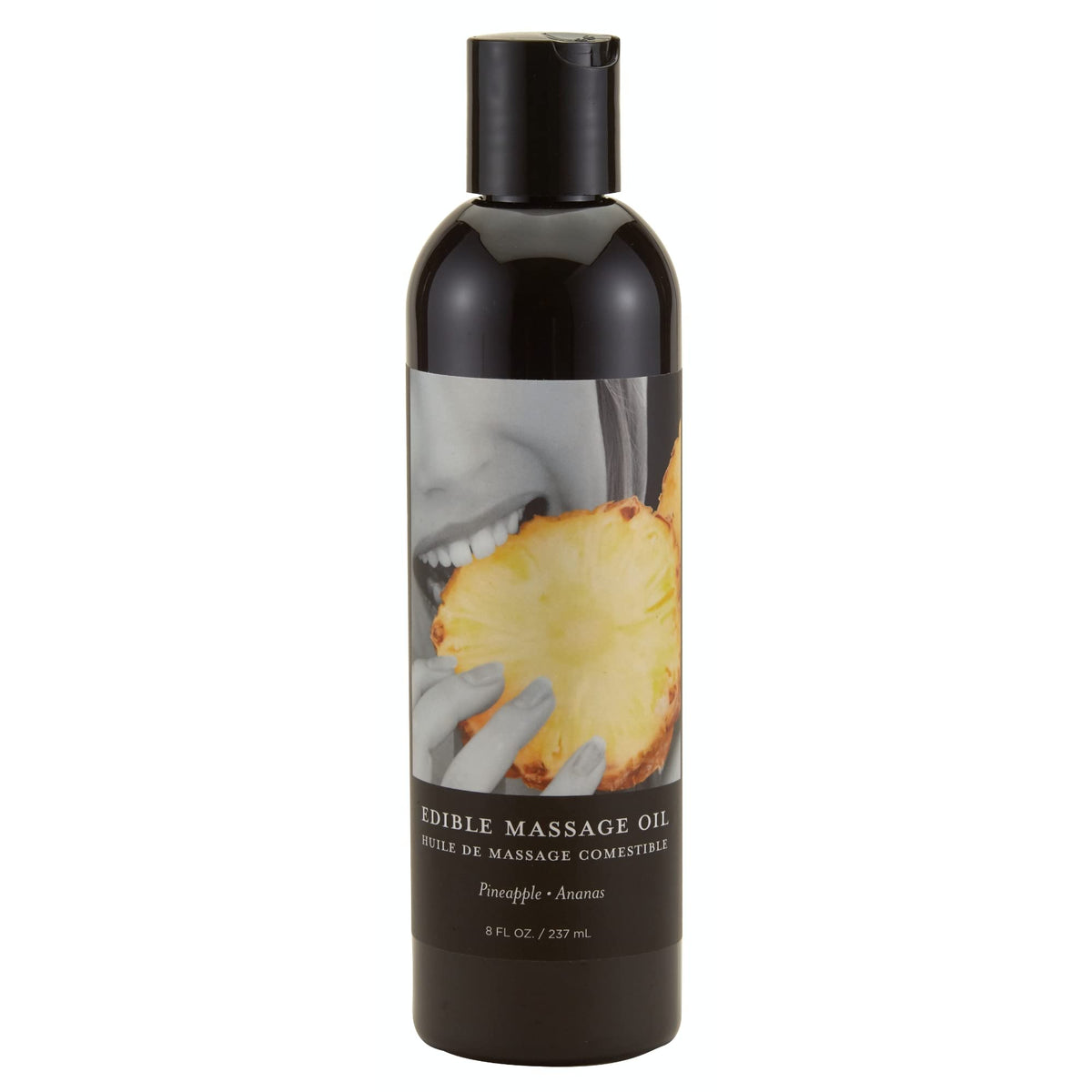 Earthly Body Edible Massage Oil Pineapple 8oz bottle