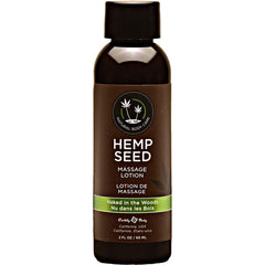 Earthly Body Hemp Seed Massage Lotion Naked in the Woods bottle 2.0 oz