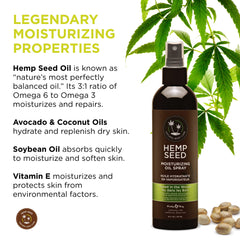 8 oz bottle on wooden surface ready for massage