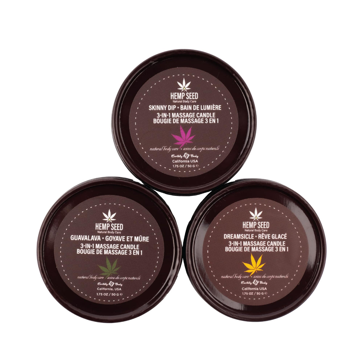 Hero image of Earthly Body Three Candle Pack