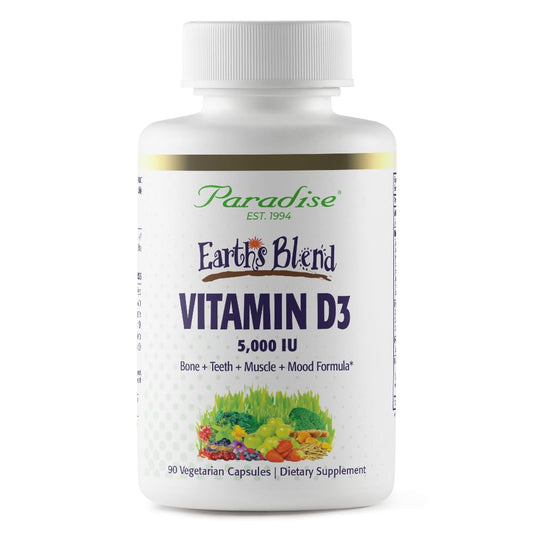 Bottle of Paradise Herbs Earth's Blend Vitamin D3
