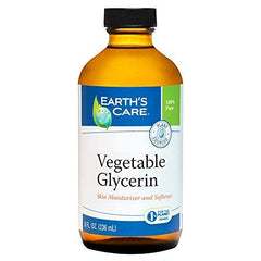 Earth's Care vegetable glycerin ingredients chart for reference.