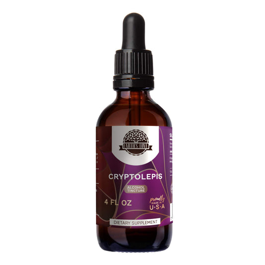 Earth's Love Cryptolepis tincture bottle, 4 oz
