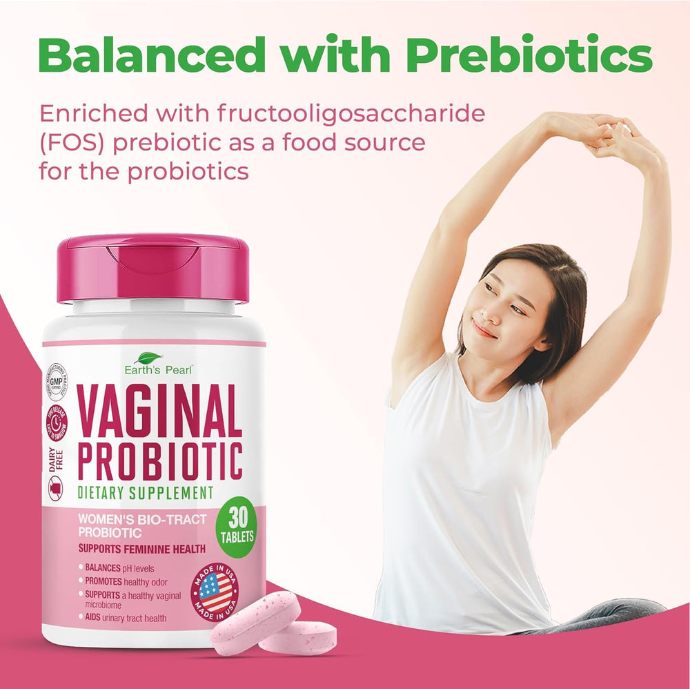Made in USA label on probiotic bottle