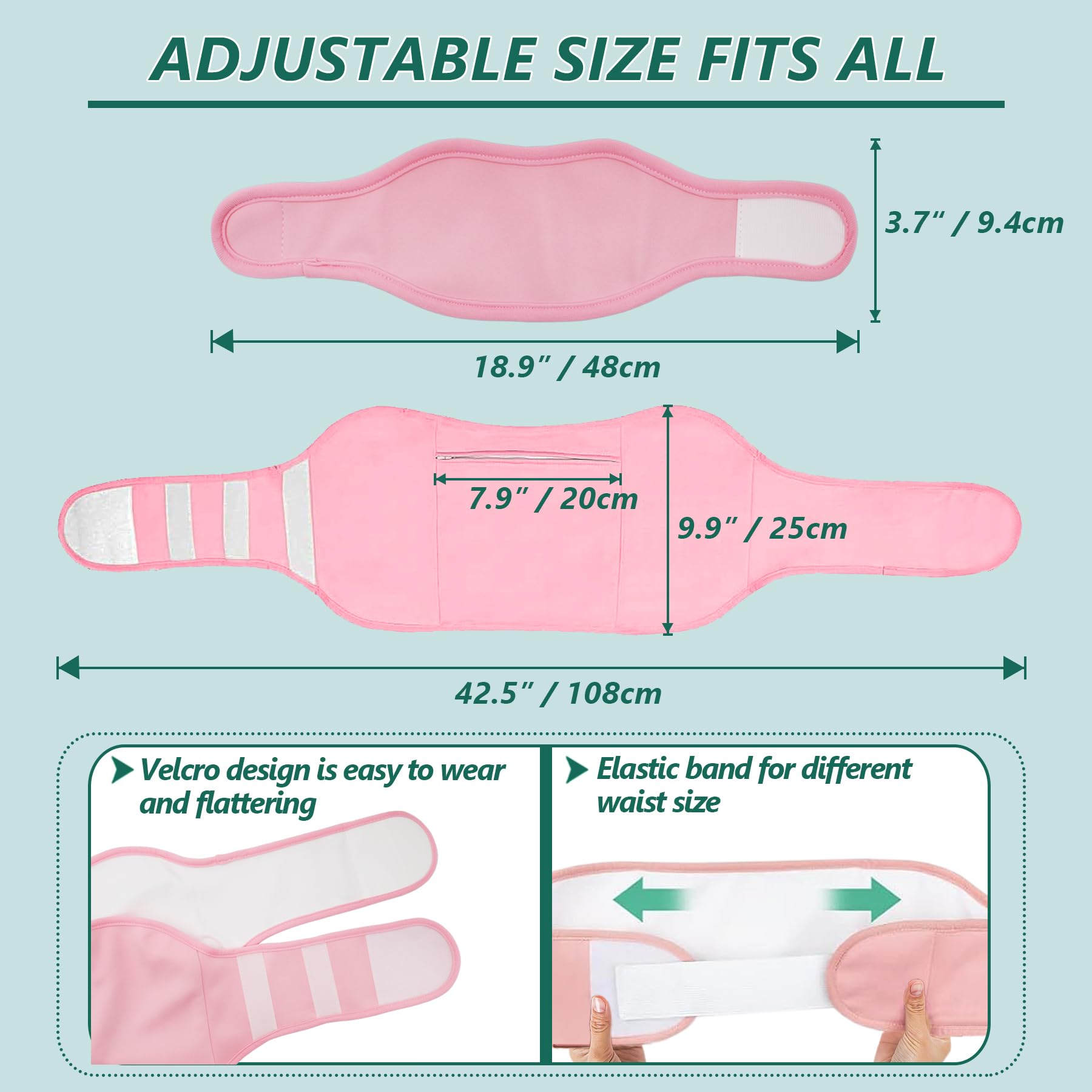 Plus size full body castor oil wrap