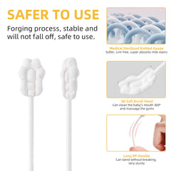 BPA-free PP handle of infant toothbrush
