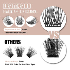 EASITENSION spiral brush for precise lash separation and grooming.