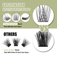 EASITENSION mini white eyelash glue, latex-free and mild, ideal for comfortable wear