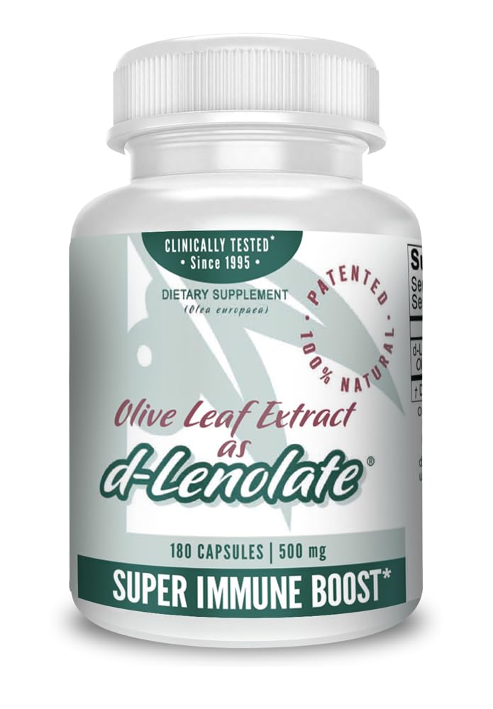 East Park Olive Leaf Extract OLE d-Lenolate 500mg bottle label