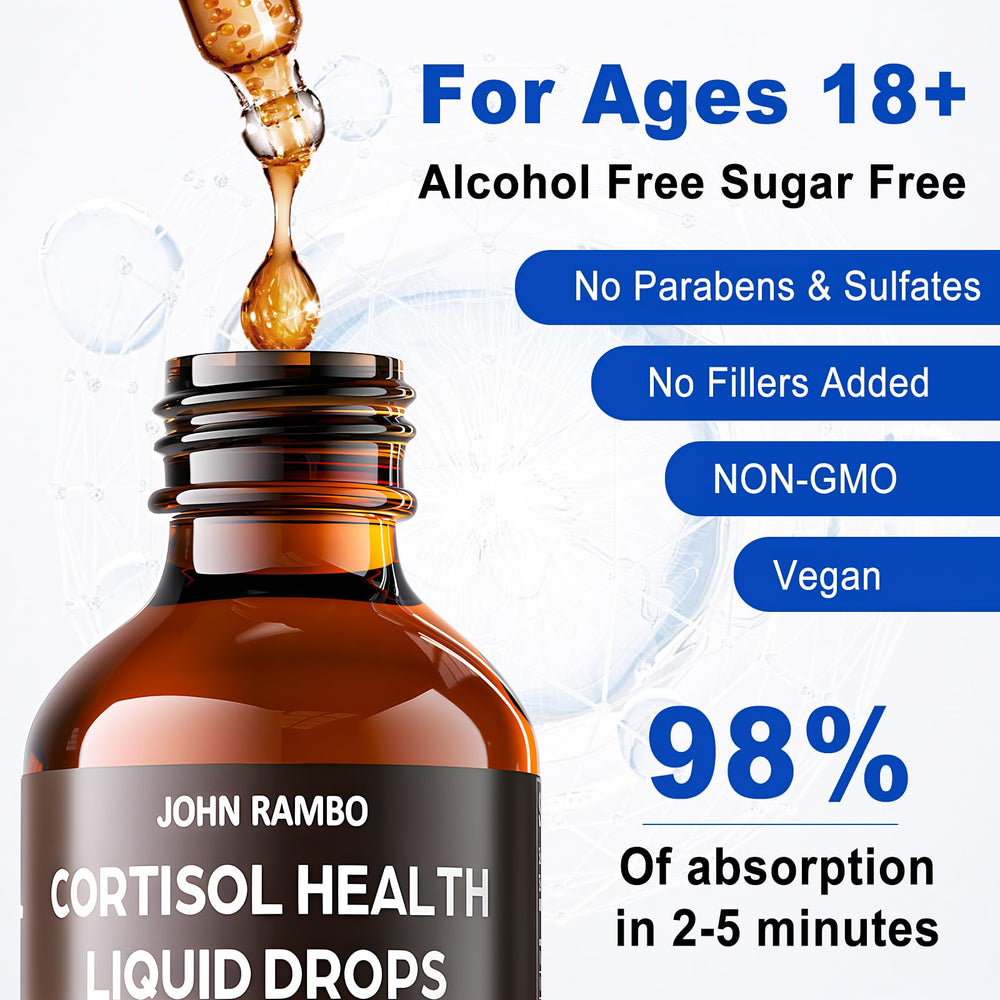 Easy-to-use dropper for cortisol liquid drops