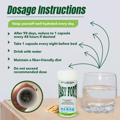 Back label with product information