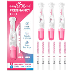 Easy@Home 9 Count Pregnancy Tests packaging