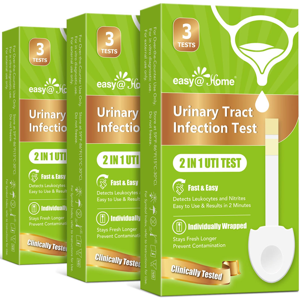 Front view of Easy@Home UTI Test Kit 9-pack