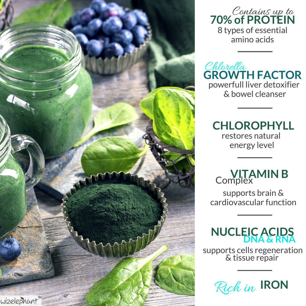 Easy-to-swallow algae tablets