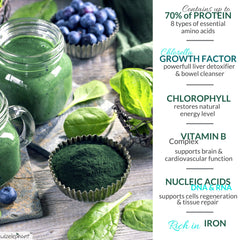 Easy-to-swallow algae tablets