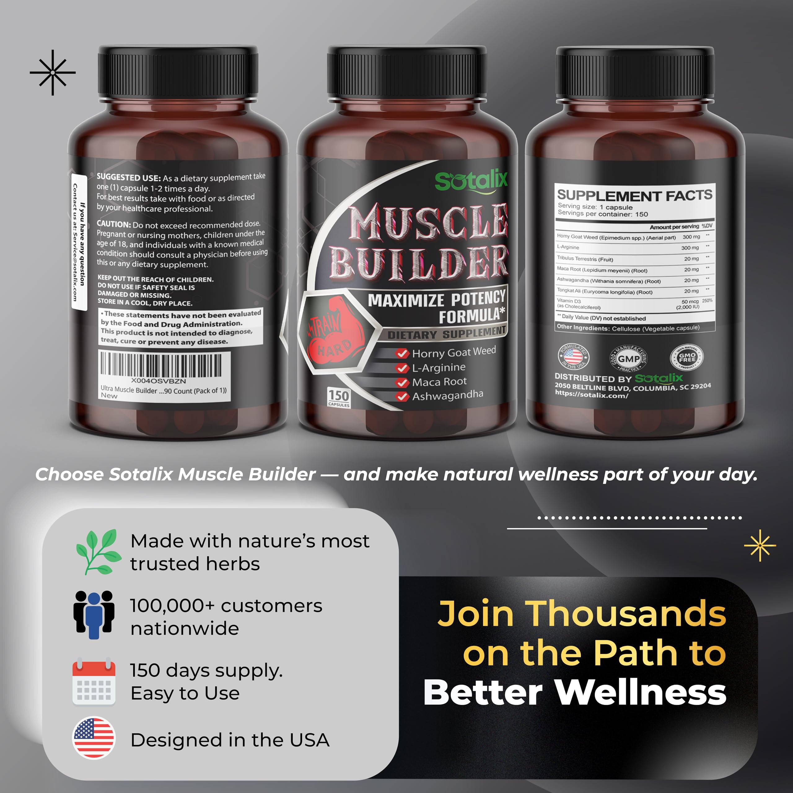 Easy-to-swallow capsules for daily use