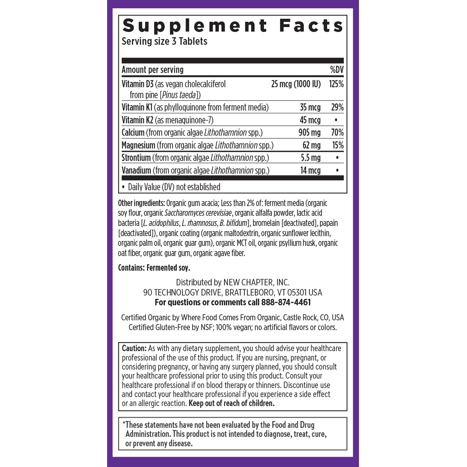 Slim easy-to-swallow calcium tablets