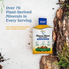 Easy-to-take liquid mineral supplement that mixes with water, juice or coffee