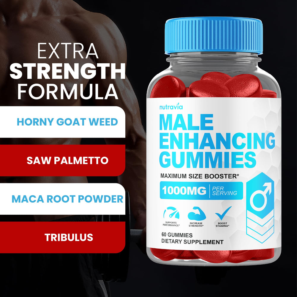 Pack of male enhancement gummies for easy daily use