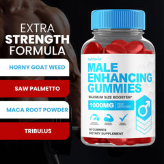 Pack of male enhancement gummies for easy daily use