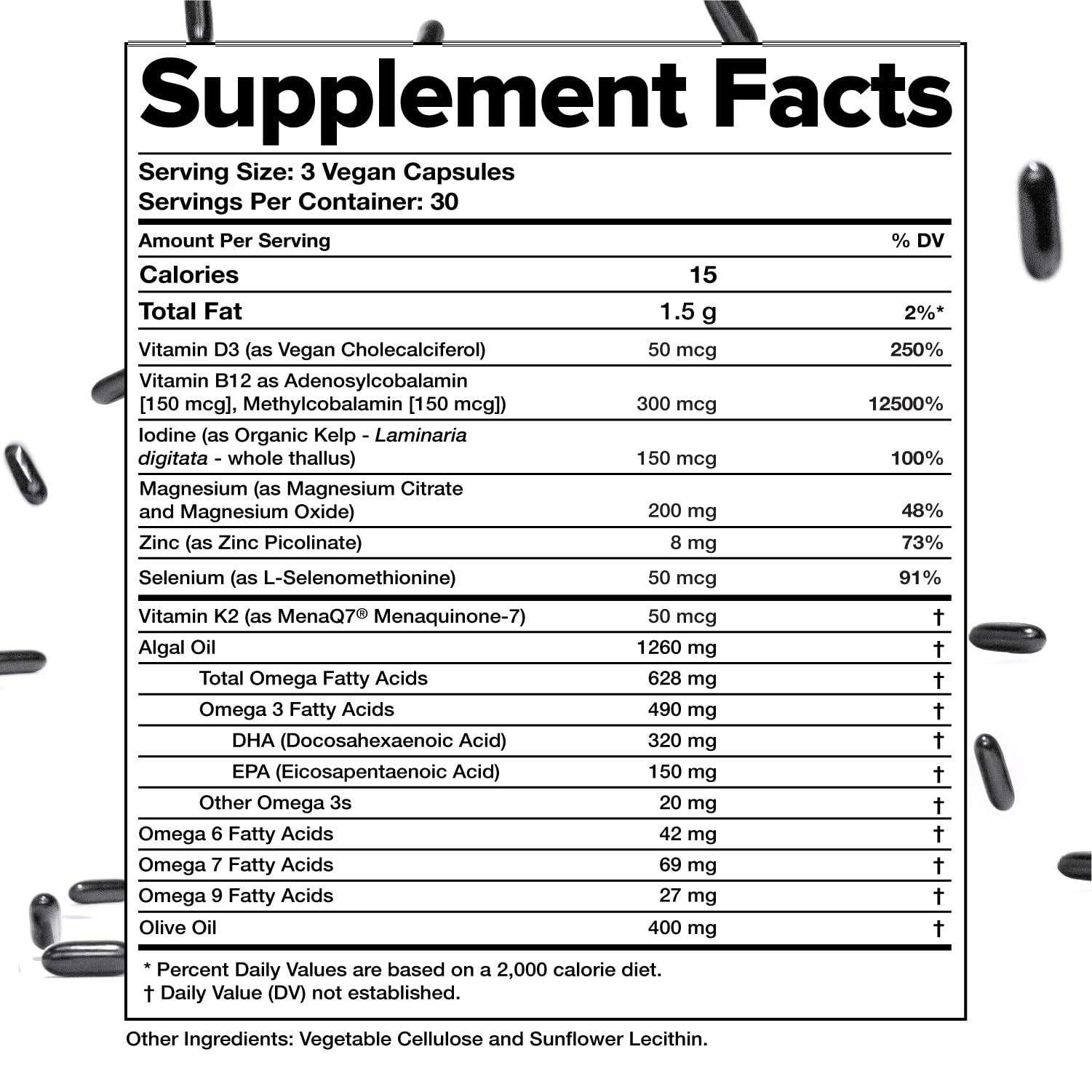 Easy-to-swallow capsules designed for daily use