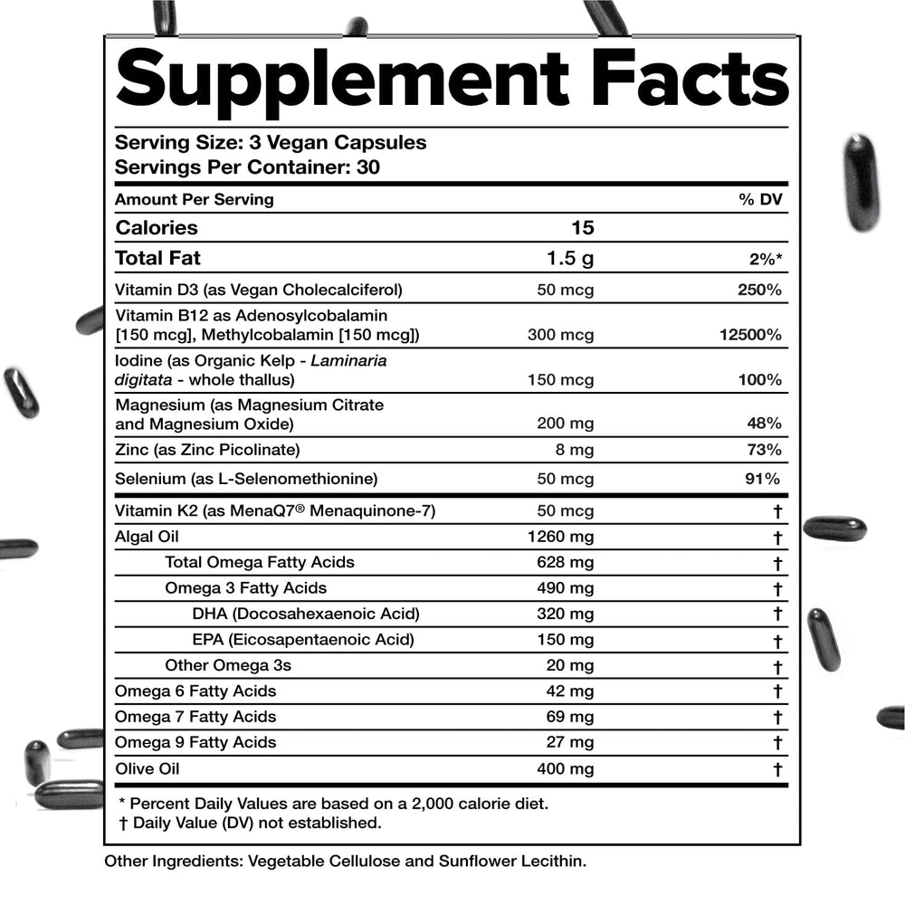 Easy-to-swallow capsules designed for daily use