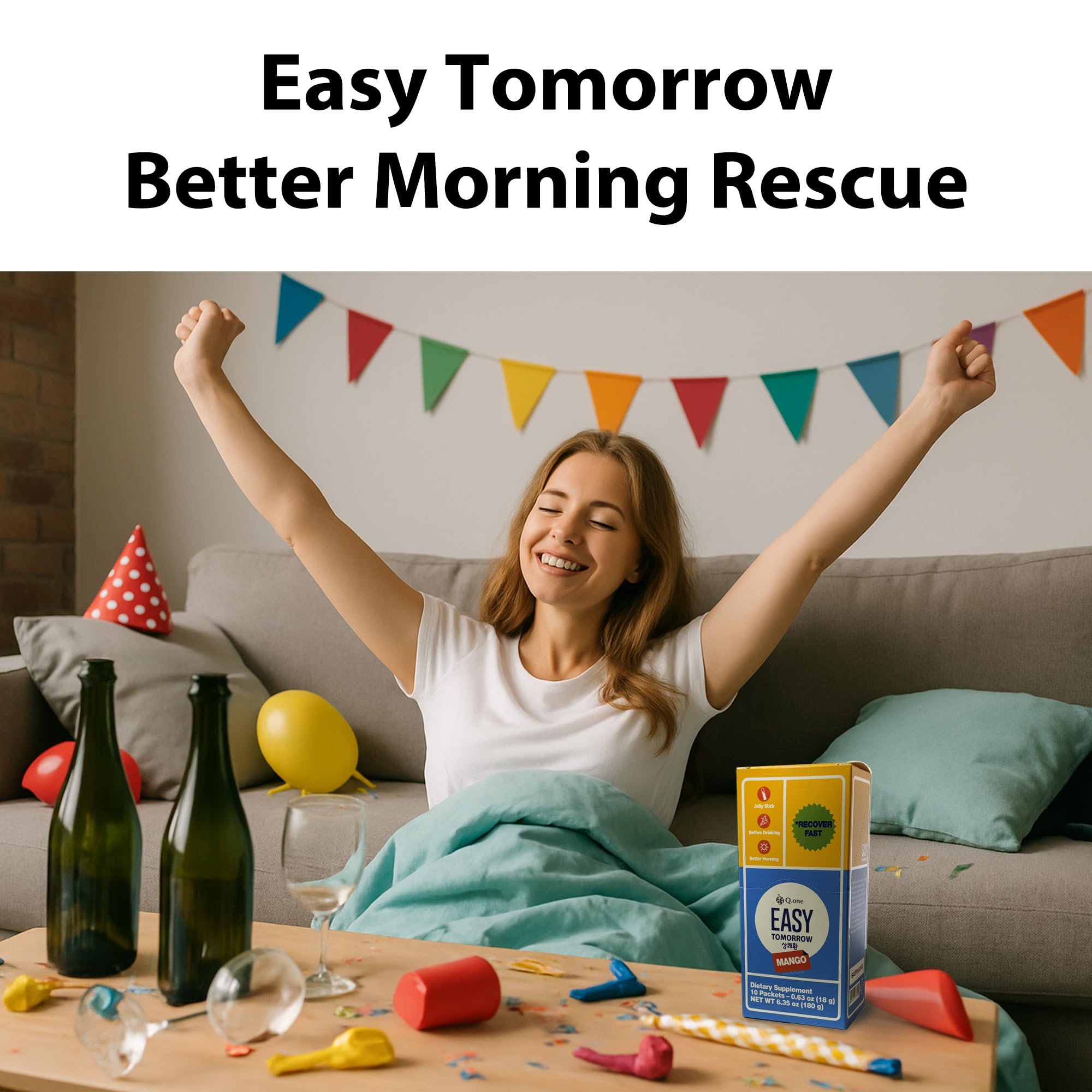 Travel-friendly mango jelly stick sachets