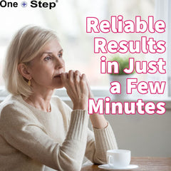 Easy-to-use FSH test dip and read