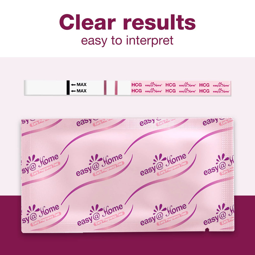 Bulk 60-count Easy@Home pregnancy test strips product display