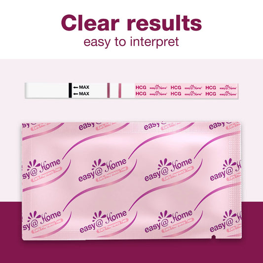 Bulk 60-count Easy@Home pregnancy test strips product display
