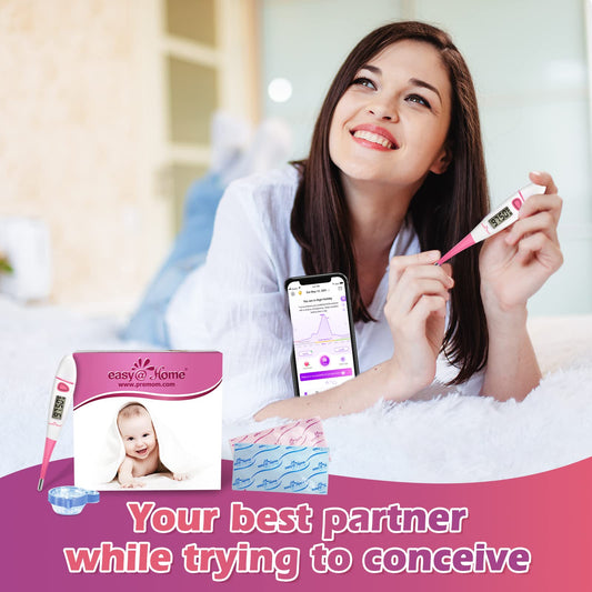 Digital basal thermometer included in the kit