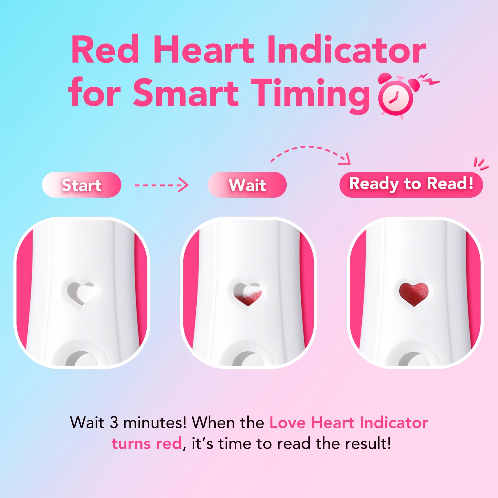 Easy@Home pregnancy test showing early detection results