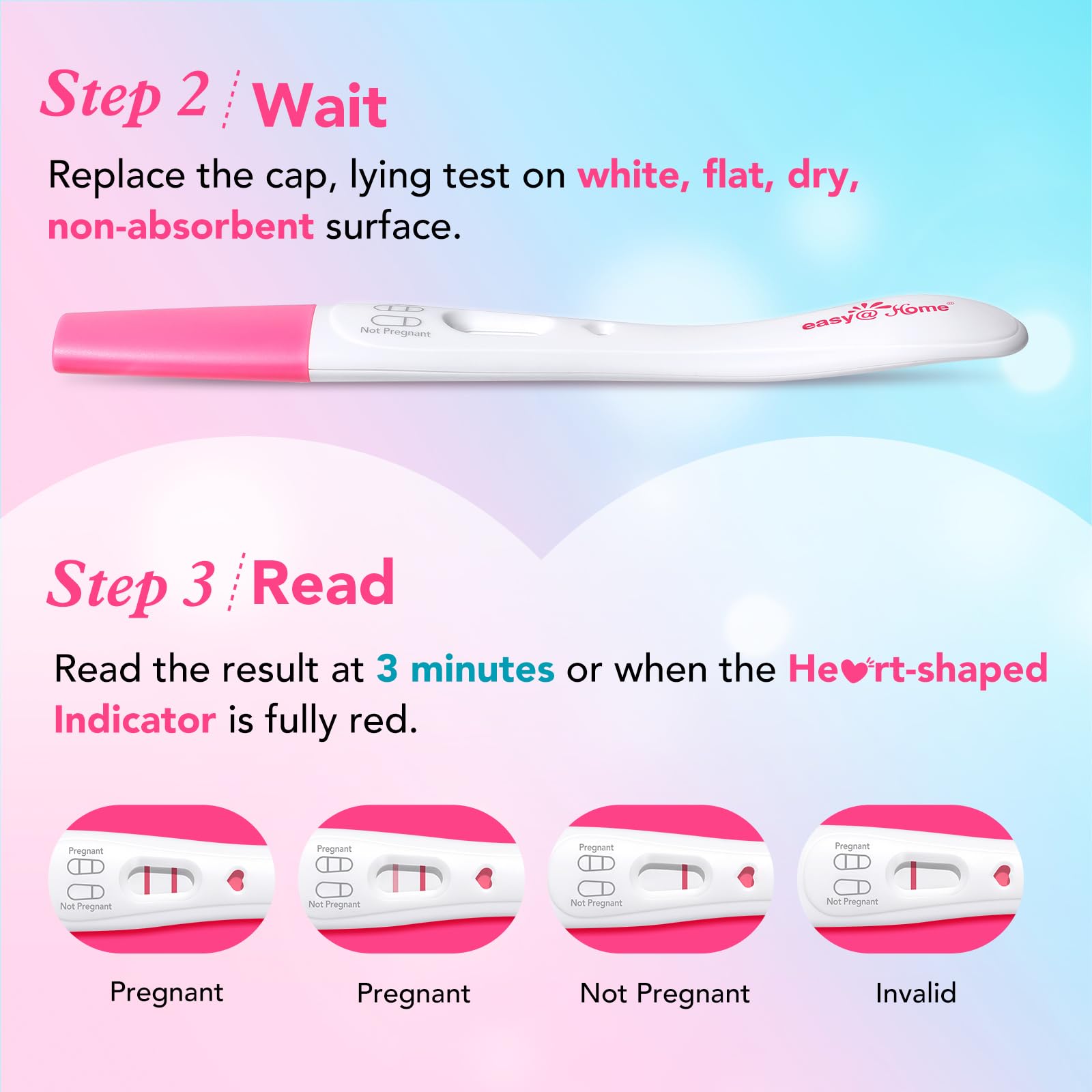Single line not pregnant result on the test