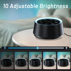 EasyHome Sleep Sound Machine timer and memory buttons for automated sessions.